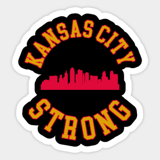 Kansas City Strong Skyline Sticker